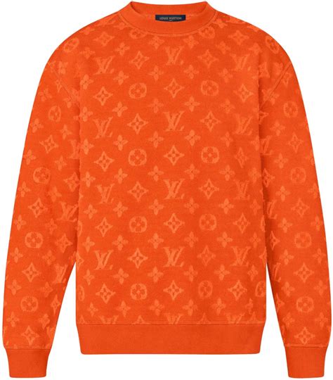 orange louis vuitton sweatshirt|louis vuitton sweater.